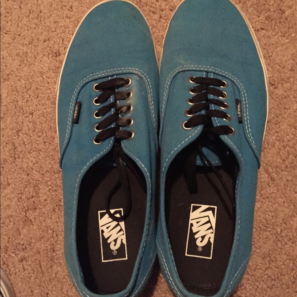 Blue men’s vans. Size 11.5